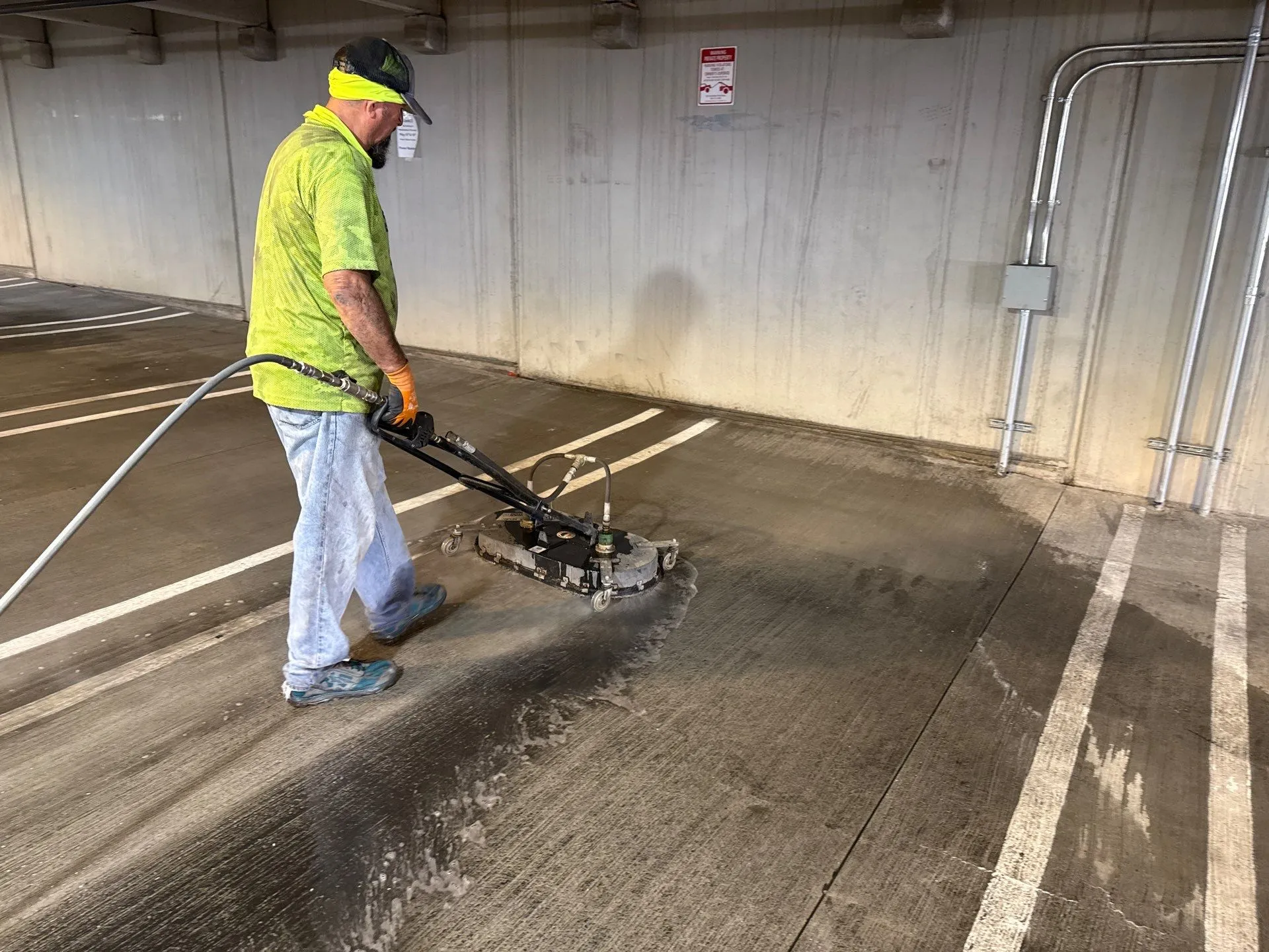 high heat power washing